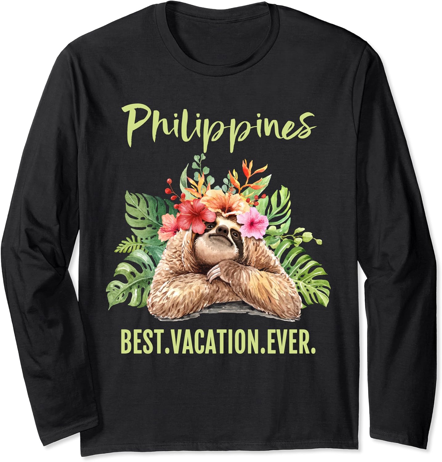 Philippines Best Vacation Ever Souvenir Long Sleeve TShirt
